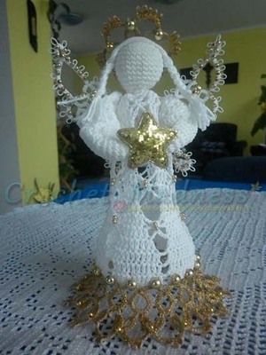 Novogodisnji Snowflake Heklanje Seme Christmas Decoration 31
